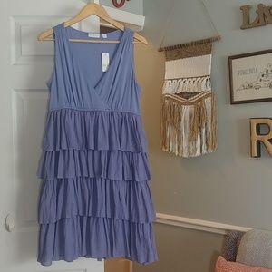 NY & Co tiered ruffle dress
